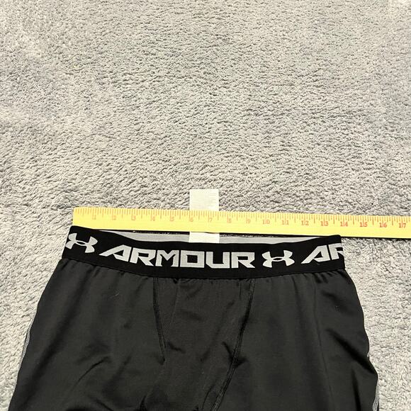 Under Armour Pants Mens XL Compression Legging Black Running Workout - Picture 7 of 9